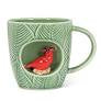 Leaf Mug with Cardinal by Abbott