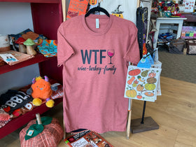 WTF “Wine, Turkey, Family” Fall T-Shirt