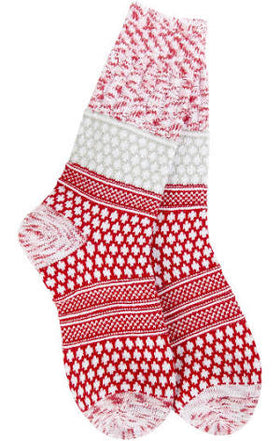 Women’s World’s Softest Socks - Peppermint multi