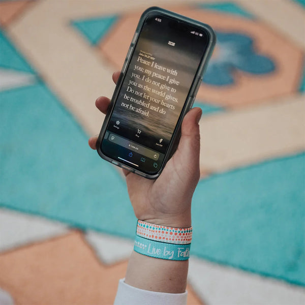 Interactive Bracelets by Zox “Live by Faith”
