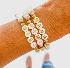 Love Word White Vinyl Bracelet