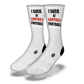 I Suck at Fantasy Football -Adult Size - Savvy Sox