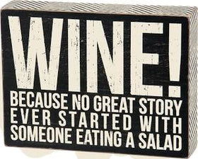 “Wine!” Box Sign