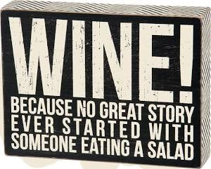 “Wine!” Box Sign