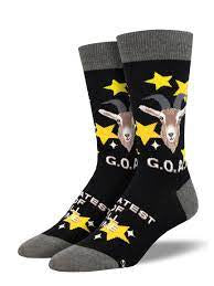 Men's “G.O.A.T” Socks - Jilly's Socks 'n Such