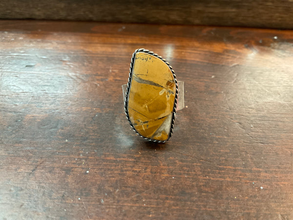 Anju Adjustable Semiprecious Stone Rings - Jilly's Socks 'n Such