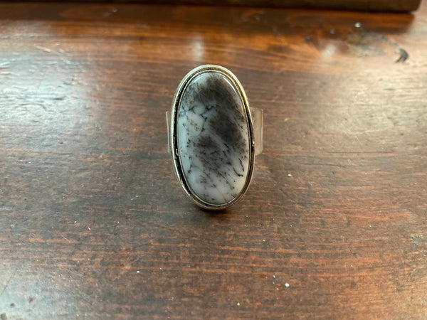 Anju Adjustable Semiprecious Stone Rings - Jilly's Socks 'n Such