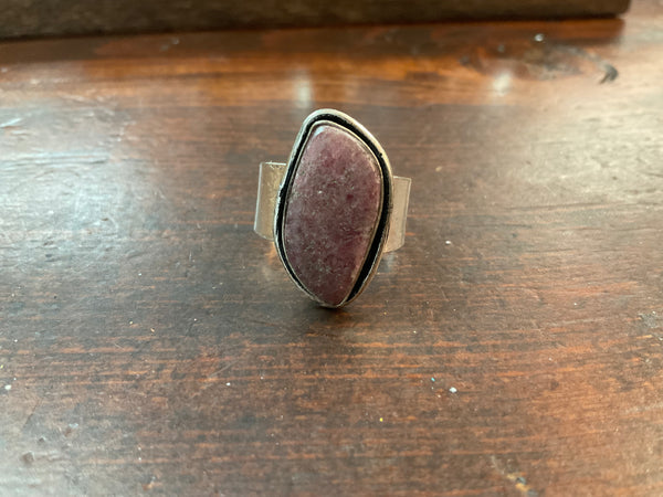 Anju Adjustable Semiprecious Stone Rings - Jilly's Socks 'n Such