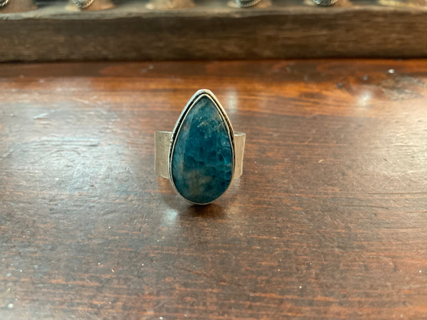 Anju Adjustable Semiprecious Stone Rings - Jilly's Socks 'n Such