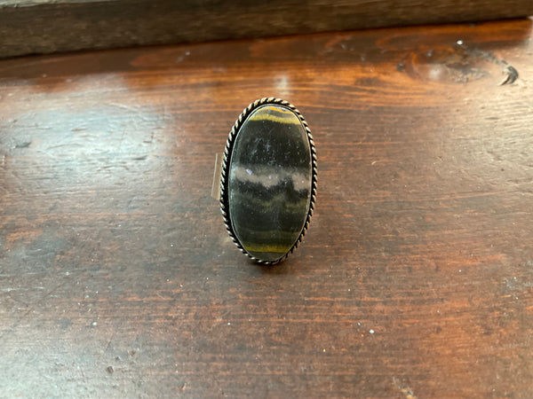 Anju Adjustable Semiprecious Stone Rings - Jilly's Socks 'n Such