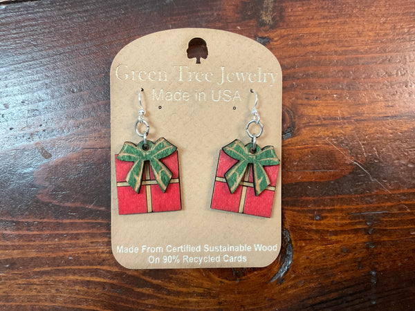 Gift Box Earrings - Jilly's Socks 'n Such