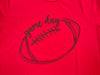 “Game Day” Football T-Shirt - Jilly's Socks 'n Such