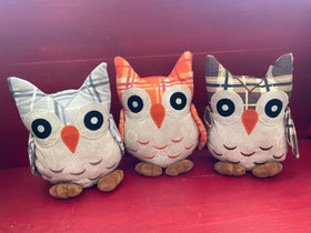 Fall Fabric Owls