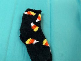 Halloween fuzzy socks - youth size
