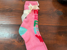 Women’s Plush Holiday Crew Socks