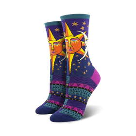 Women’s Sun and Moon Socks