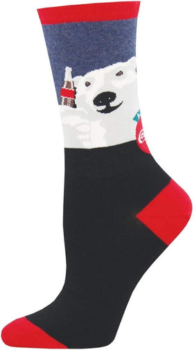 Women's Coca Cola Polar Bear Socks