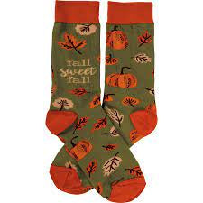 Women's Fall Sweet Fall Socks - Jilly's Socks 'n Such