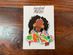 Kindred Spirits Market Earrings - multicolored hearts