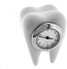 White Dentist Clock