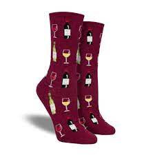 Women’s Fine Wine Socks - Jilly's Socks 'n Such