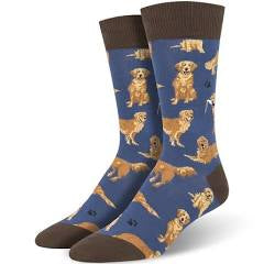 Men's Golden Retriever Socks