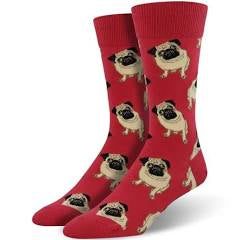Men's Pugs Dog Socks - Jilly's Socks 'n Such