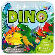 Peek-a-Flap board book: DINO - Jilly's Socks 'n Such