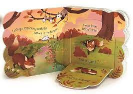 Babies in the Forest - First lift-a-flap book - Jilly's Socks 'n Such