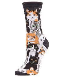Women’s Multi Cat Bamboo Socks - Jilly's Socks 'n Such