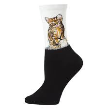 Women’s Kitten Limited Edition Socks - Jilly's Socks 'n Such