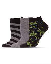 Women’s Turtles Bamboo Low Cut socks 3 Pair Pack - Jilly's Socks 'n Such