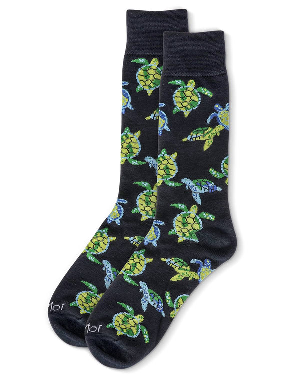 Men’s Sea Turtles Bamboo Socks - Jilly's Socks 'n Such