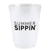 Frosted plastic cups - Jilly's Socks 'n Such