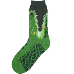Men's Alligator Eating Socks