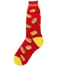 Men's Hot Dog Socks