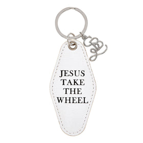 Key Tag - Jesus Take the Wheel