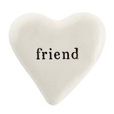 Ceramic Pocket Heart - Friend