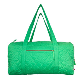 Aviva Collection – Quilted Solid Cotton Duffle Bag by Anju