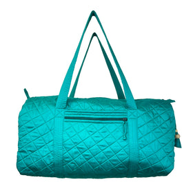 Aviva Collection – Quilted Solid Cotton Duffle Bag by Anju