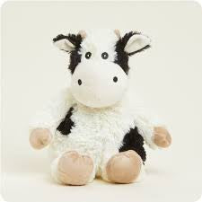 Warmies Stuffed Animals -  Black & White Cow - Jilly's Socks 'n Such