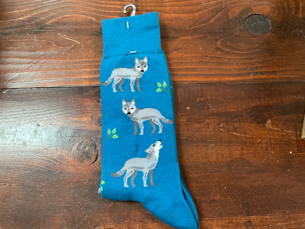 Men’s Wolf socks - Jilly's Socks 'n Such