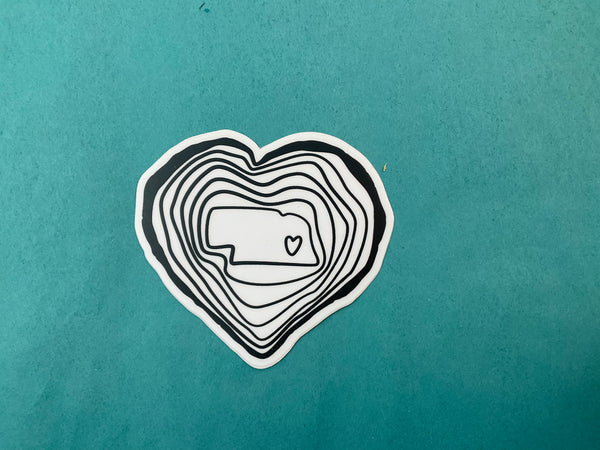 Nebraska stickers - Jilly's Socks 'n Such