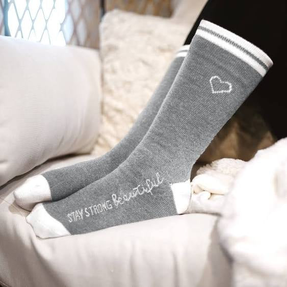 Women’s Stay Strong Beautiful Socks - The Comfort Collection - Jilly's Socks 'n Such