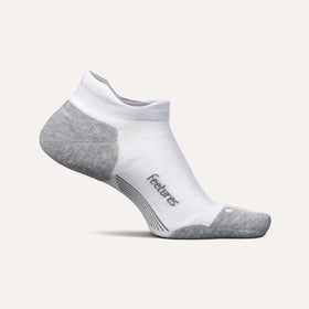 Elite Max cushion no show socks by Feetures- “white”