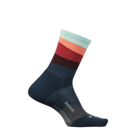 Elite Max cushion trail/crew socks by Feetures- “Ascent Navy”