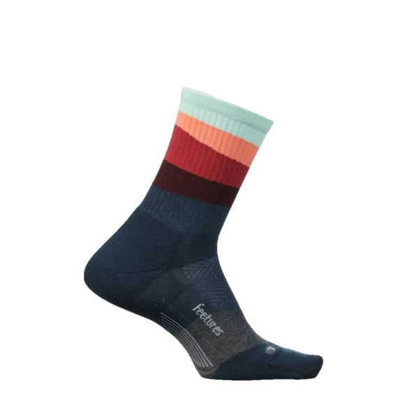 (Copy) Elite Max cushion trail/crew socks by Feetures- “Ascent Navy” - Jilly's Socks 'n Such