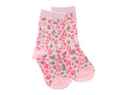 Women’s Pink Leopard Socks