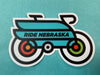 Nebraska stickers - Jilly's Socks 'n Such
