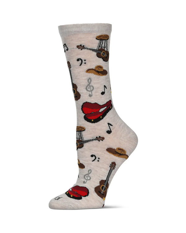 Women’s Guitars Bamboo Socks